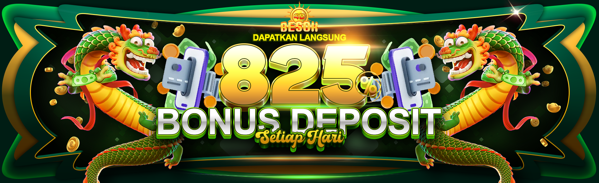 BONUS DEPOSITE SETIAP HARI 825%