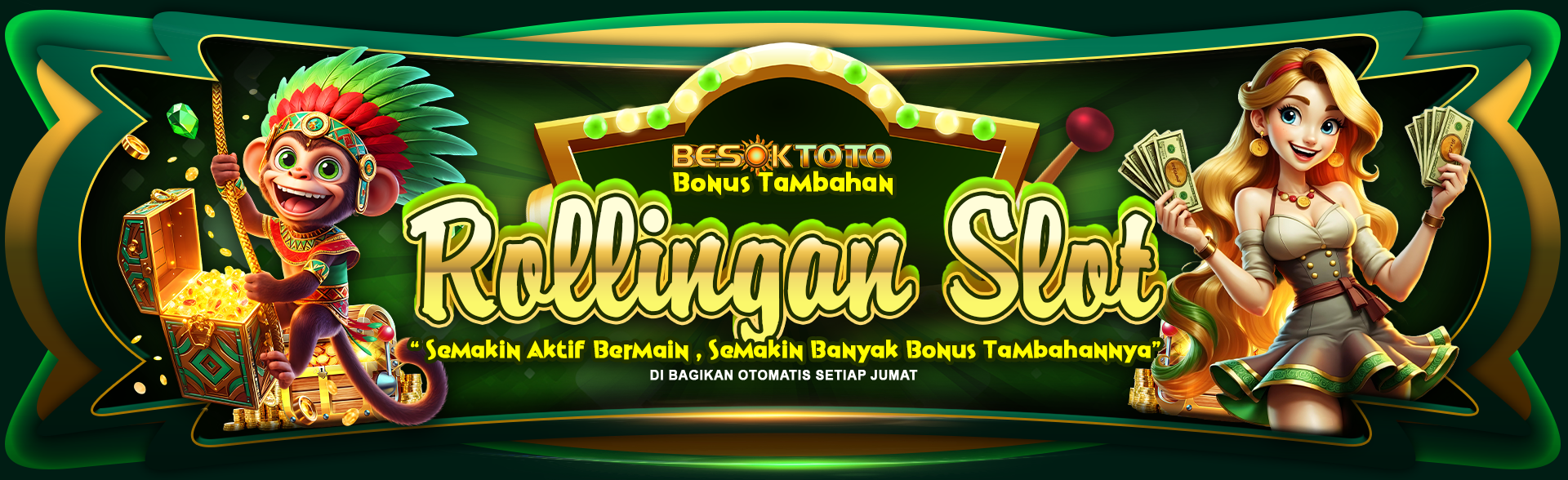 BONUS TAMBAHAN ROLLINGAN SLOT