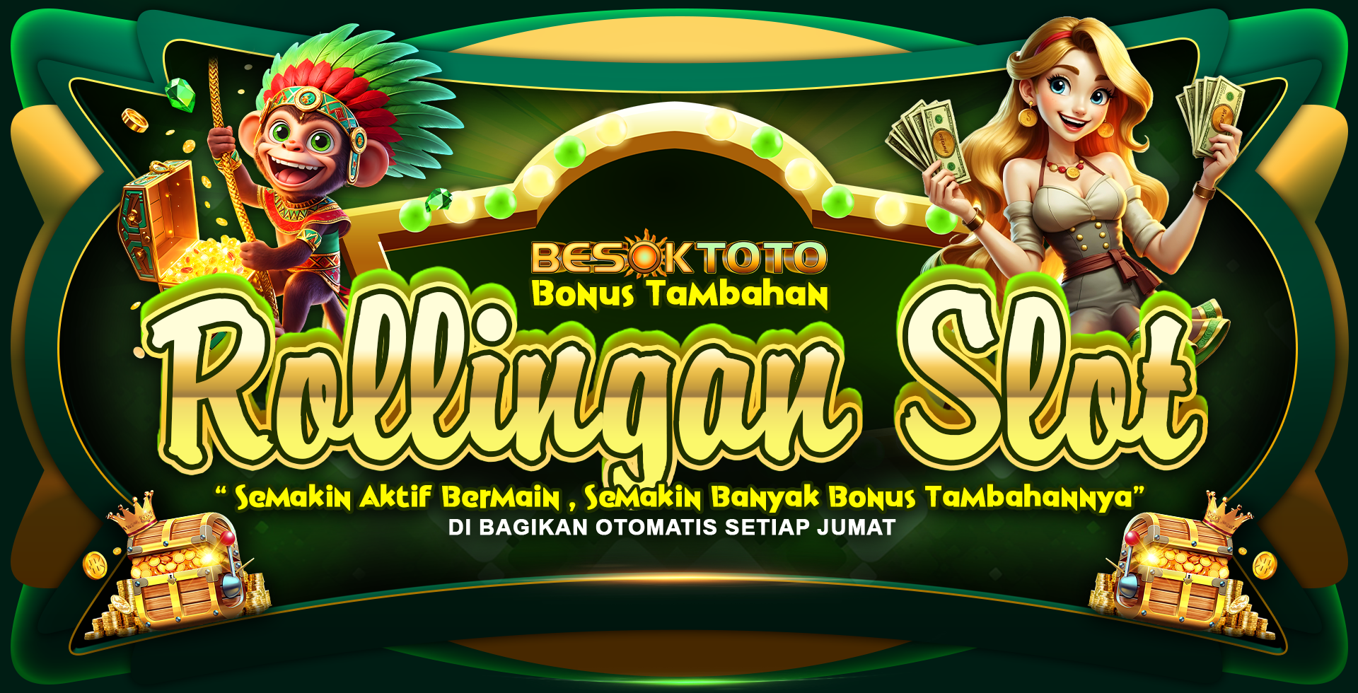 BONUS TAMBAHAN ROLLINGAN SLOT