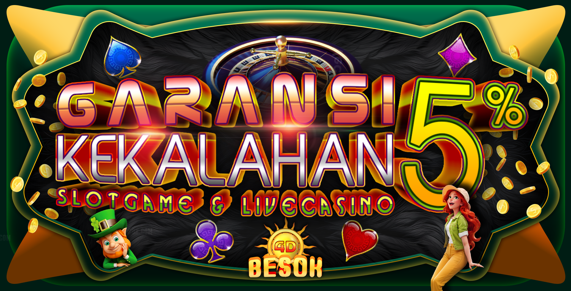 GARANSI KEKALAHAN ( SLOT GAME & LIVE CASINO )